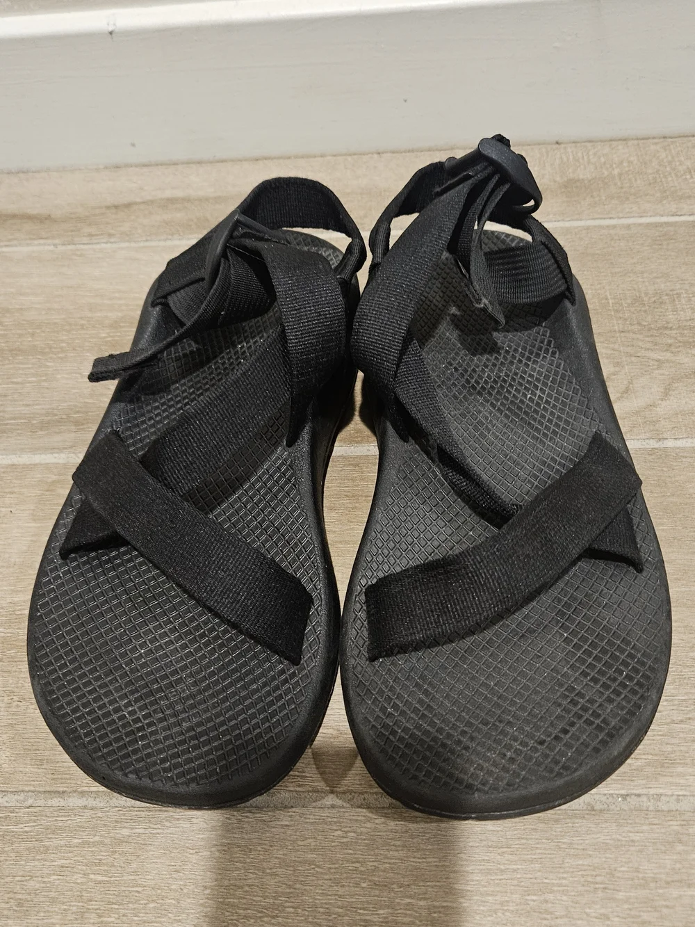 Chaco Men’s Black Adjustable Strap Sandals